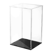 투명 아크릴 장식장 소형 나노블럭 피규어 수납 POP 스탠드 트로피 박스 진열대, 20x20x25cm