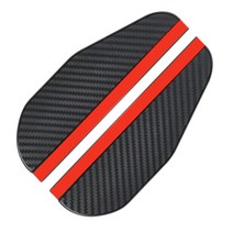 자동차 외부 악세사리 자동차 방수 백미러 스티커 다키아 살포기 메르세데스 w203 볼보 xc60 베스타 르노, 03 Carbon Fiber