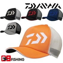 [09피싱]다이와 베이직 메시 캡 DC-6221 낚시모자 다이와모자, 블랙 라이트 그레이 프리