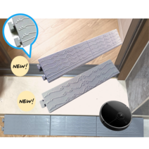 라슈에뜨 30cm 조립형 연결 문턱 현관 휠체어 로봇청소기 경사 진입판 현관 걸림 방지 안전 발판 받침목, 30cm x 8cm x 높이: 2~2.5cm