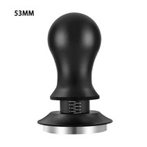 S프레소 커피 탬퍼 높이 조절 가능 스케일 고정 충전 장치 자동 리바운드 파우더 템퍼 51mm 53mm 58mm158124, 53mm Temper