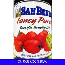 토마토퓨레 캔 업소용 음식재료 베니토 2.98KX1EA 토마토캔 토마토통조림 토마토퓨레 통조림 업소용식자재, 상세페이지 참조