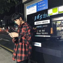 가바바 직수입 남성 긴팔 체크남방 훈훈한 남친룩 G2798