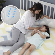 쿨바디필로우 아기쿨매트 3d 신소재 냉매트 여름 냉감 원형 롱 죽부인 안고자는 긴 베개, 분리형 3D매트 150X200(퀸)