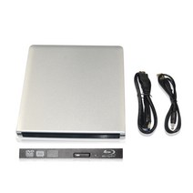 블루레이리핑 USB 3.0 외장형ODD 휴대용 4K, 은