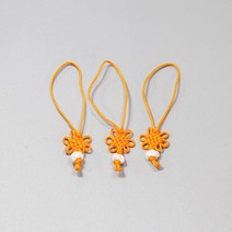 전통매듭 대 2.2cm×8cm 주황 전통공예 장신구줄전통소품 노리프렌즈 만들기재료 전통꾸미기