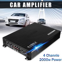 PUZU LVPIN DSP 카오디오 바이크 오토바이앰프 해양보트 자동차 앰프 12V 2000W 4 채널 오디오 스테레오 베이스 스피커 서브 우퍼