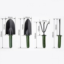 미니관리기로타리 경작자 도구 정원 Scarifier 유물 Rotavator 효과적인 토양 선반 경운기 수동 Aerators, 02 4pcs as shown