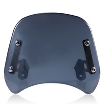 윈드스크린바람막이 pcx윈드스크린 스쿠터윈드스크린오토바이 헤드 라이트 앞 유리 페어링 윈드스크린 컴, 01 Smoke