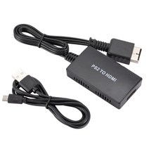 PS2 to HDMI 호환 변환기 지원 4 : 3/16 : 9 화면 종횡비 스위치. PS2에서 작동합니다