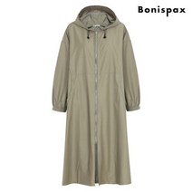 보니스팍스 사이드 라운드스트링 후드 롱 점퍼-MG69JP082
