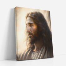 아트앤코 DIY 보석십자수 액자 캔버스 일체형 50x40cm, 1세트, 예수님과 영원의 빛