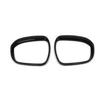 도어락레인커버 빗물덮개ABS 자동차 백미러 도어 사이드 트림 레인 쉴드 커버 액세서리 미쓰비시 아웃랜, 02 ABS carbonfiber B