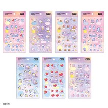 [BT21] 베이비 클리어 스티커 DREAM, CHIMMY