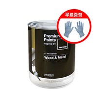 노루페인트 팬톤 우드앤메탈 페인트 반광 1L 세트, 11-4202 Cool White