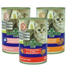 컴페니언 CP 클래식 캣 캔 400g x 12개 고양이캔, 정어리새우400gx12개, 상세 설명 참조