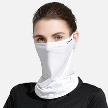 화이트리버 자외선차단마스크 쿨마스크 골프마스크 얼굴햇빛가리개, 화이트