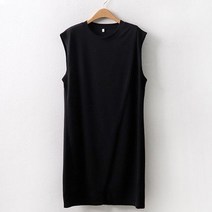랩 민소매 조끼 원피스 1114728S 빅사이즈 여성