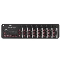 KORG Korg Classic USB MIDI 컨트롤러 Nanokontrol2 BK Black Music Production DTM Compact 포함 소프트웨어 라이센스, 상품명참조, 상품명참조