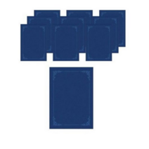 다니엘문구 매직패브릭 끼움식 종이 상장 케이스 무지 A4 220g, 청색, 80개