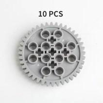 작은 입자 빌딩 블록 트랙 체인 탱크 컨베이어 벨트 9686 로봇 코스 휠과 호환, 08 40 tooth gear
