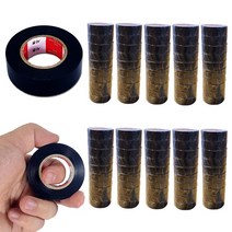 서통 테이팩스 전기 절연테이프 검정색 10개입, 10개