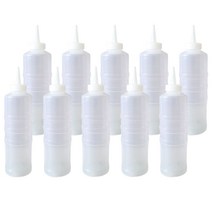 국내생산 업소용 잘라쓰는 소스통 뚜껑 미포함, 10개, 300ml