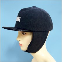 마블로고 아동 남아 초등학생 주니어 키즈 겨울 방한 귀달이 군밤 스냅백 모자