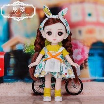 구체관절인형 구체 관절 마론 인형 16cm 귀여운 공주 인형 세트 유니폼 플리츠 스커트 13 관절 바디 18 bjd 인형 정장 diy 액세서리 소녀를위한 장난감을 차려 39, 꽃, 옷을 입은 인형