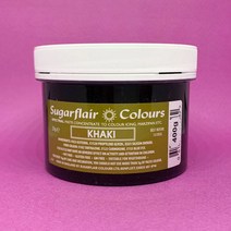 공예몰 Sugarflair 슈가플레어 대용량 12_Khaki 400g SPECTRAL PASTE CONCENTRATE TO COLOUR 슈가크래프트 설탕공예 색소, 1개