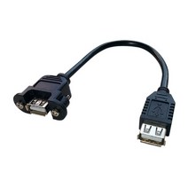 USB 2.0 케이블 판넬형 F 20CM 컴퓨터 PC 스크류타입연장 데이터 PC부품 랜케이블, 채룩!!, 채룩!!