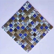불규칙 모자이크타일 조각 믹스 크리스털 만들기용 재료250g 세라믹 DIY 모자이크 공예 취미 예술 벽 장식 돌 만들기 c g, 14