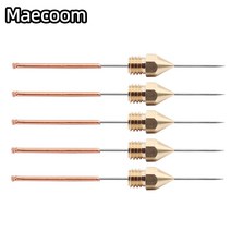 프린터헤드청소 3 프린터 스테인레스 스틸 노즐 청소 바늘 드릴 비트 0.4mm 액세서리 10 n, 0.6mm 금 5개