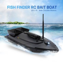GoolRC Flytec 5 세대 지능형 원격 위치 RC 보트, 검은