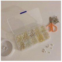 진주 비즈 키트 DIY 반지 목걸이 만들기 세트, 진주비즈키트/선택안함, 선택안함