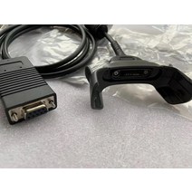 바코드스캐너 휴대용스캐너 기존 및 새 RS232 COM 9PIN 충전 케이블 교체 기호 zebra for mc75, 한개옵션0