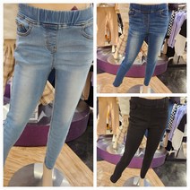 더데이걸 NC광주역 주니어 여아 기모 밴딩 스키니핏 3컬러 초등학생 여아 스키니핏 기모 청바지