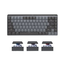 로지텍 무선 기계식 키보드 MX MECHANICAL MINI, 적축