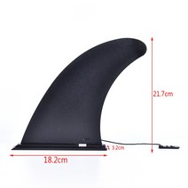new surf water wave fin sup 액세서리 stablizer 스탠드 업 패들 보드 서핑 보드 슬라이드인 센트럴 핀 사이드 핀 블랙, a
