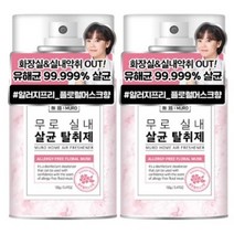 무로 실내 에어컨 살균 탈취제 플로럴머스크향, 16개, 155g