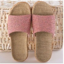 잇츠온 여성용 린넨 왕골 슬리퍼