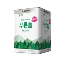 제비표 푸른솔 광택 유광 수성페인트 내부용, 백색3.8리터