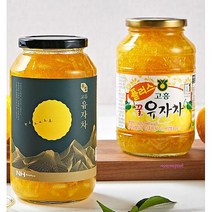 MMSc_유자차 고흥 1kgx2병 유자청 꿀유자차 유자즙 2kg 모과 생강꿀차hij750, MMSc_생강차1kgｘ2병