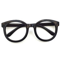 안경태 알없는 큰안경테 가벼운뿔테 검정