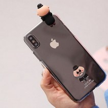 [바보사랑] 코지 미스터앤걸 어부바 투명젤리 다기종, 상세 설명 참조, 기종선택:갤럭시S9플러스 / 색상:걸패턴