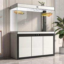 투명유리 업소용 3자 초대형 어항 현관 거실 가정용 4자 수조관 아쿠아 건습 금어항