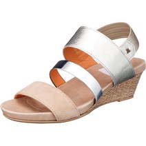 [랑뱅 온 블루]백 벨트 샌들 2606레이디스 베이지 스웨이드 콤비 24.5 cm E