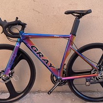 전기로드자전거 GRAY 로드 바이크 저풍저항 알루미늄 합금 산악 디스크 브레이크 고정 14 16 18 20 700C, 46.GRAY 색상ful Frame - 52cm(175