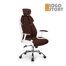 (LOGOSTORY 몬스터 학생 사무용 가죽의자 브라운 브라운/사무용/학생/몬스터/가죽의자