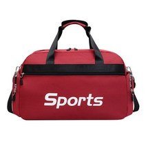 대용량 스포츠 가방 훈련 체육관 남자 피트니스 방수 내구성 핸드백 다기능 여행 어깨, [06] 빨간